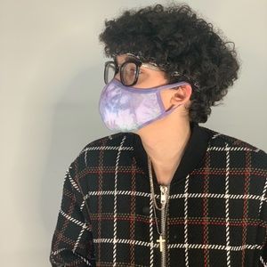 Tie Dye reusable Face Mask Night Splash Set